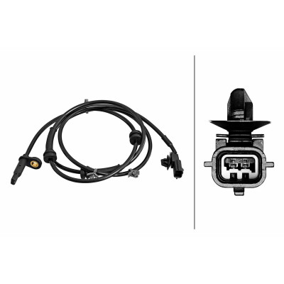 Capteur de vitesse de roue HELLA 6PU 358 218-331