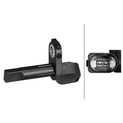 Capteur de vitesse de roue HELLA 6PU 358 218-451