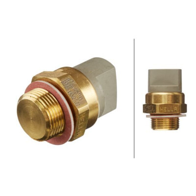 Interrupteur de température, ventilateur de radiateur HELLA 6ZT 007 802-021