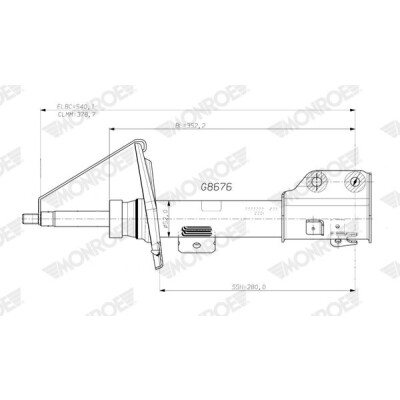 Amortisseur MONROE G8676