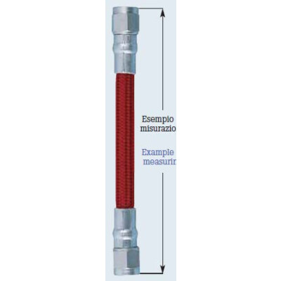 TUBE EN ACIER. 350 MM. UNIV. ROUGE