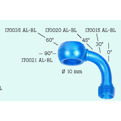Banjo 90 D.10 aluminium Bleu FRENTUBO 170021ALBL