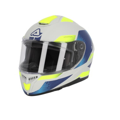 CASQUE KRAPON 2206 BLEU ET BLANC XS