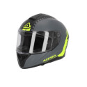 CASQUE KRAPON 2206 GRIS ET JAUNE XS
