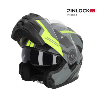 Casque Serel 2206 Noir Jaune Fluo M