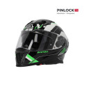 CASQUE X-WAY GRAPHIC NOIR VERT XS