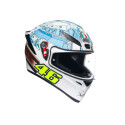 Casque moto intégral AGV K1 XS Rossi Winter Test
