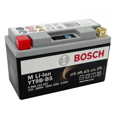 BATTERIE AU LITHIUM POUR MOTO BOSCH YT9B