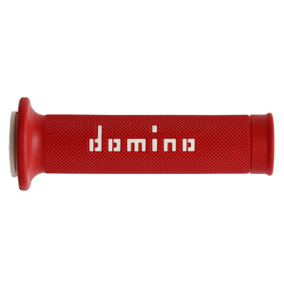 Poignées Domino A010 Racing rouge A01041C4642