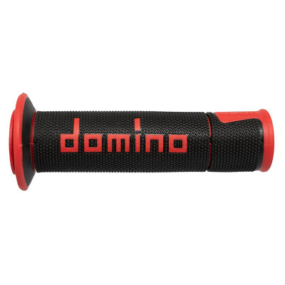 Poignées Domino A450 noir rouge