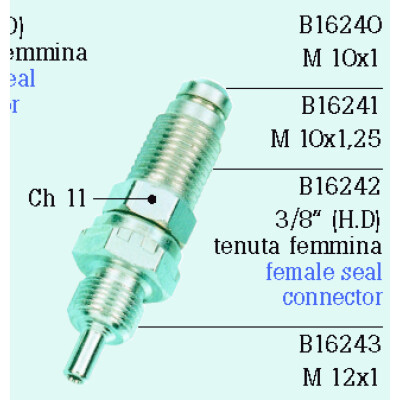 ADAPTATEUR MÂLE RÉCUPÉRABLE 10X1