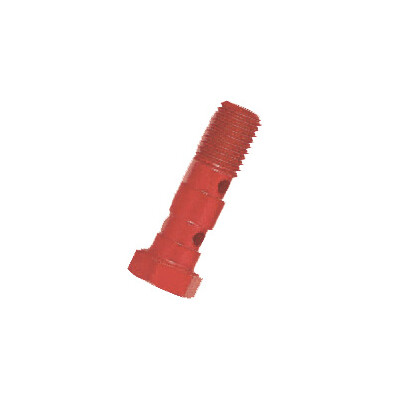 VIS DOUBLE 10X1.25 ALUMINIUM ROUGE