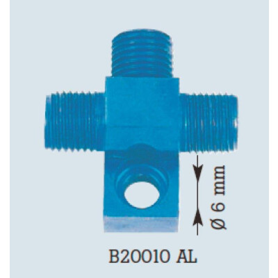 DISTRIBUTEUR MMM 10x1 ALUMINIUM BLEU