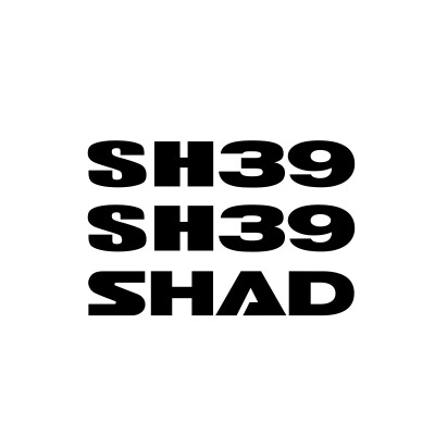 Ensemble d'autocollants SH39 SHAD D1B39ETR