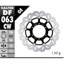 Disque flottant complet GALFER Wave (C. Alu.) 296x DF063CW