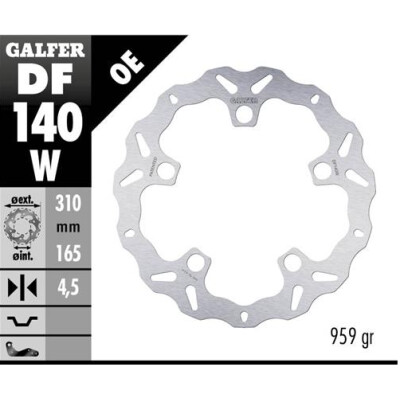 Disque fixe GALFER Wave 310x4,5 mm