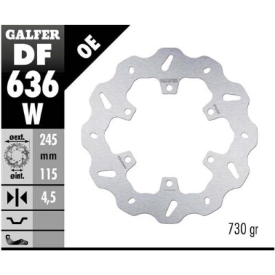 Disque fixe GALFER Wave 243,5 x 4,5 mm