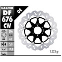 Disque flottant complet GALFER Wave (C. Alu.) 296x