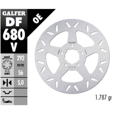 Disque fixe rond GALFER 292x5mm