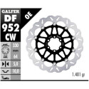 Disque flottant complet GALFER Wave (C. Alu.) 330x
