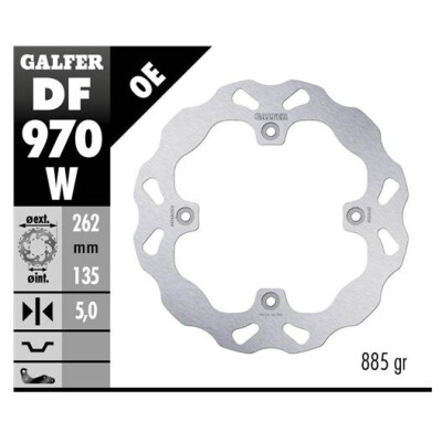 Disque de frein GALFER Can AM Maverick X3 Avant 20