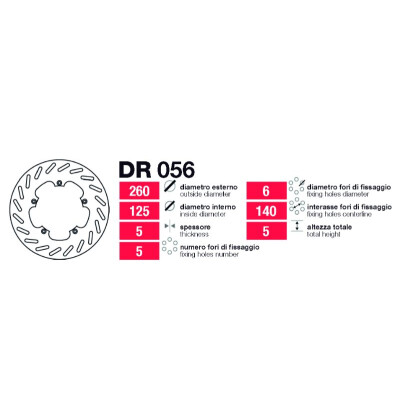 Disque Grimeca Delt Piaggio X8-X9 - DR056