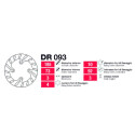 Disques de frein avant Betamotor Divers - DR093