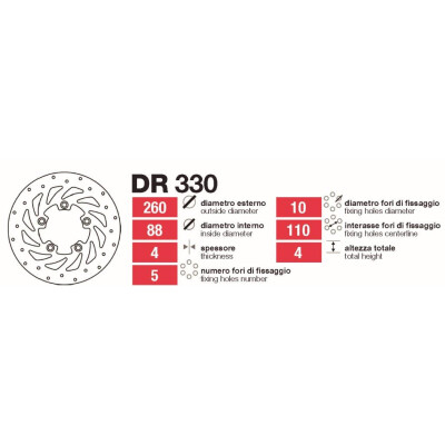 Disques de frein avant Kymco People 50-250 - D