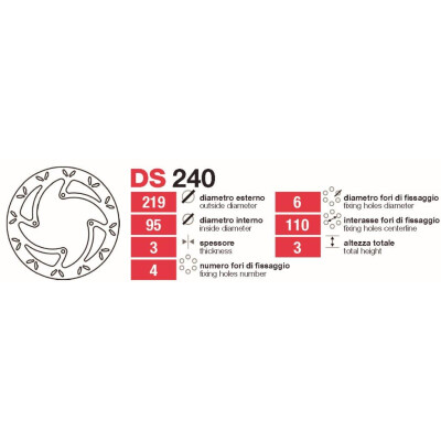 Disque Avant Ktm Sx-Xc 85 105 - DS240