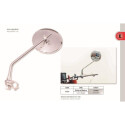 RÉTROVISEUR DE GUIDON UNIVERSEL CHROMÉ BRIDE 22 MM