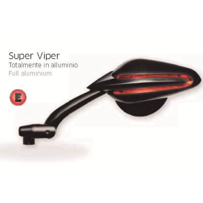 RETROVISEUR SUPER VIPER NOIR AVEC CLIGNOTANT GAUCHE
