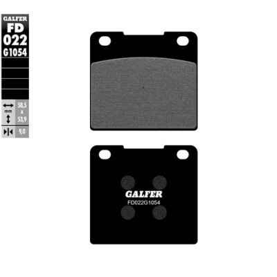 Tampons semi-métalliques GALFER FD022G1054