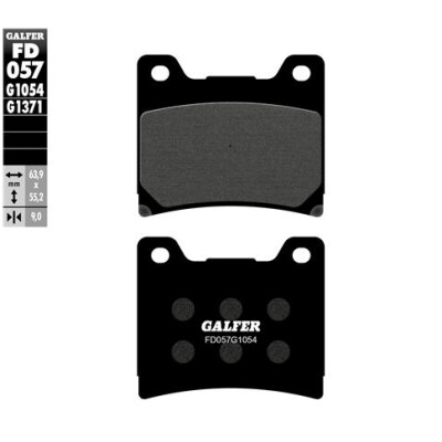 Tampons semi-métalliques GALFER FD057G1054