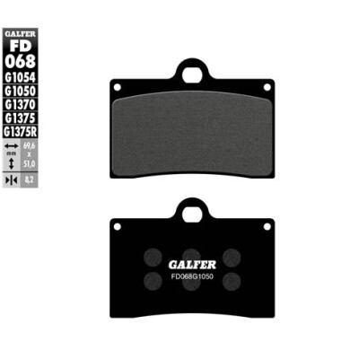 Tampons semi-métalliques GALFER FD068G1054