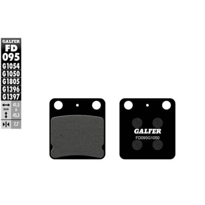Plaquettes de frein pour scooter GALFER FD095G1050