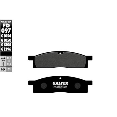 Tampons semi-métalliques GALFER FD097G1054
