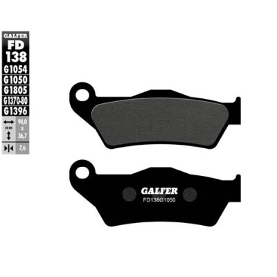 Plaquettes de frein pour scooter GALFER FD138G1380