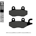 Plaquettes de frein pour scooter GALFER FD145G1050