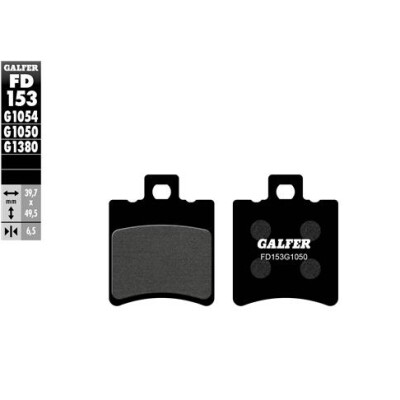 Tampons semi-métalliques GALFER FD153G1054