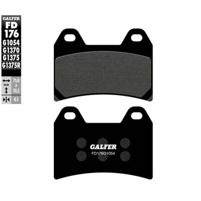 Plaquettes de frein de course frittées GALFER FD176G1310