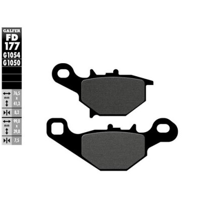 Tampons semi-métalliques GALFER FD177G1054