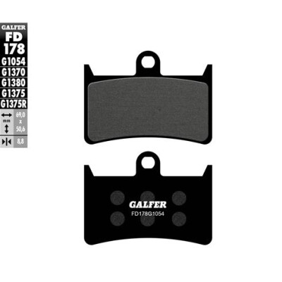 Plaquettes de frein frittées GALFER FD178G1370