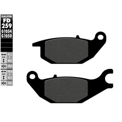 Plaquettes de frein pour scooter GALFER FD259G1050