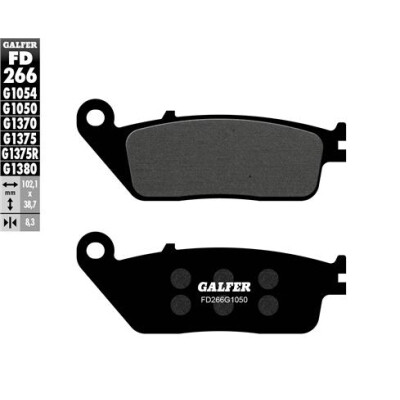 Plaquettes de frein pour scooter GALFER FD266G1380