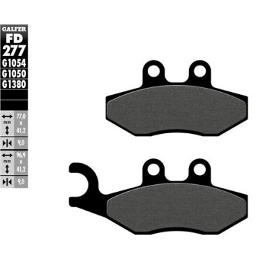 Plaquettes de frein pour scooter GALFER FD277G1050