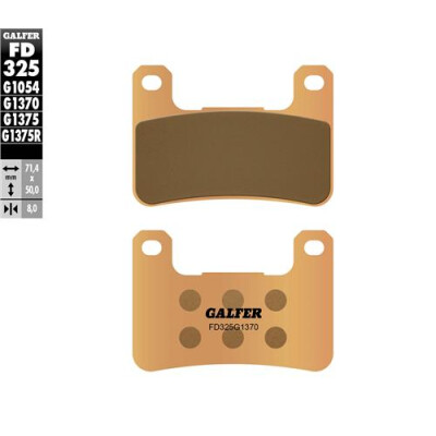 Plaquettes de frein frittées GALFER FD325G1370