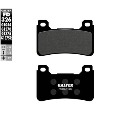 Tampons semi-métalliques GALFER FD326G1054
