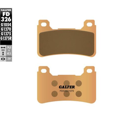 Plaquettes de frein frittées GALFER FD326G1370