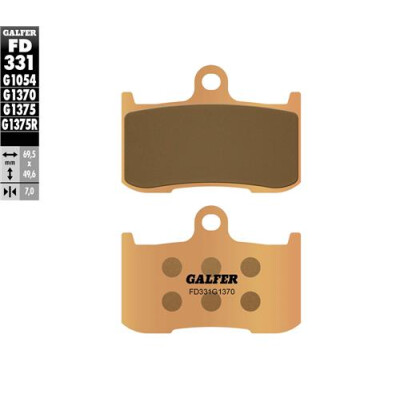 Plaquettes de frein frittées GALFER FD331G1370