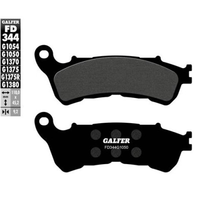 Plaquettes de frein pour scooter GALFER FD344G1380